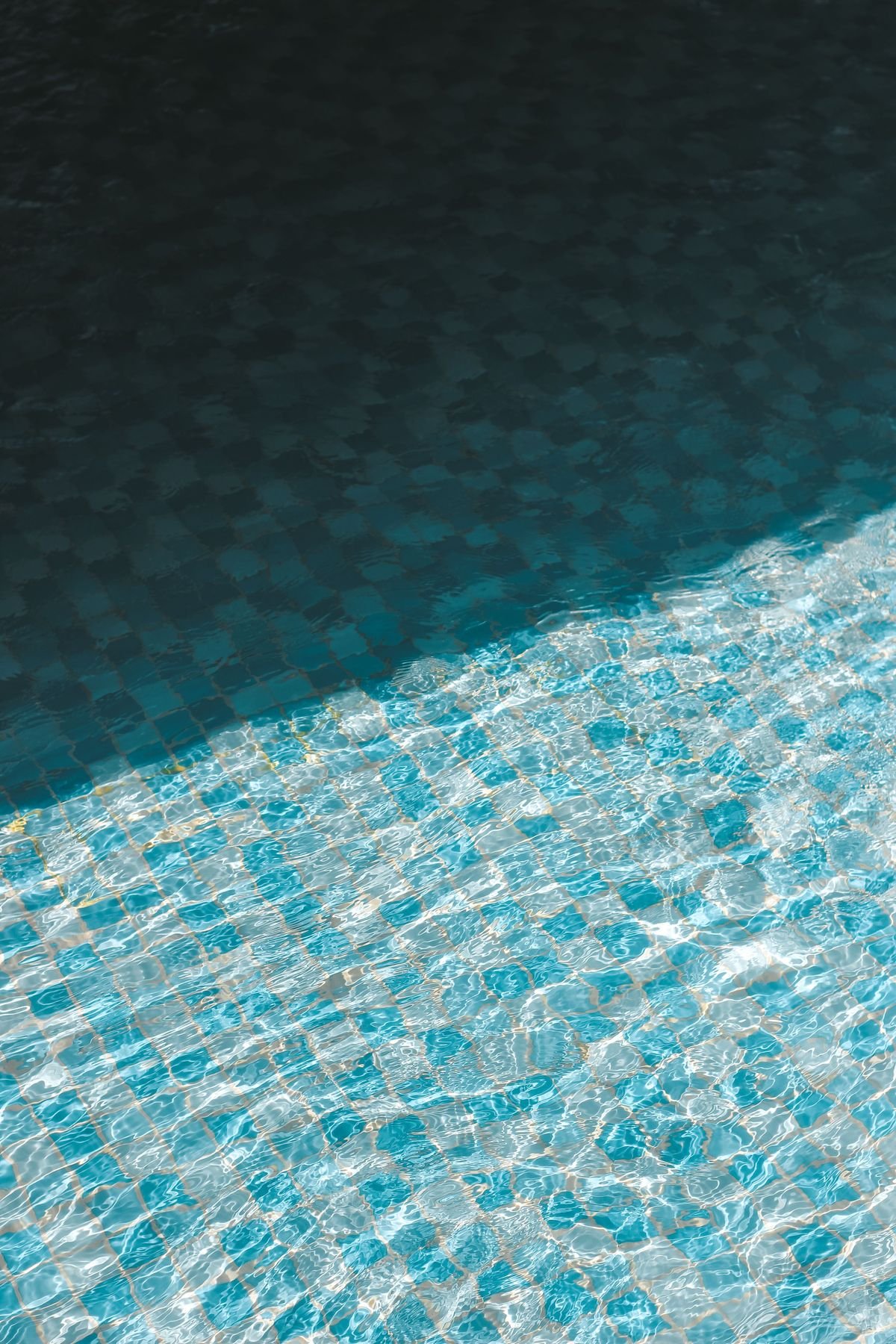 Piscina revestida com pastilha